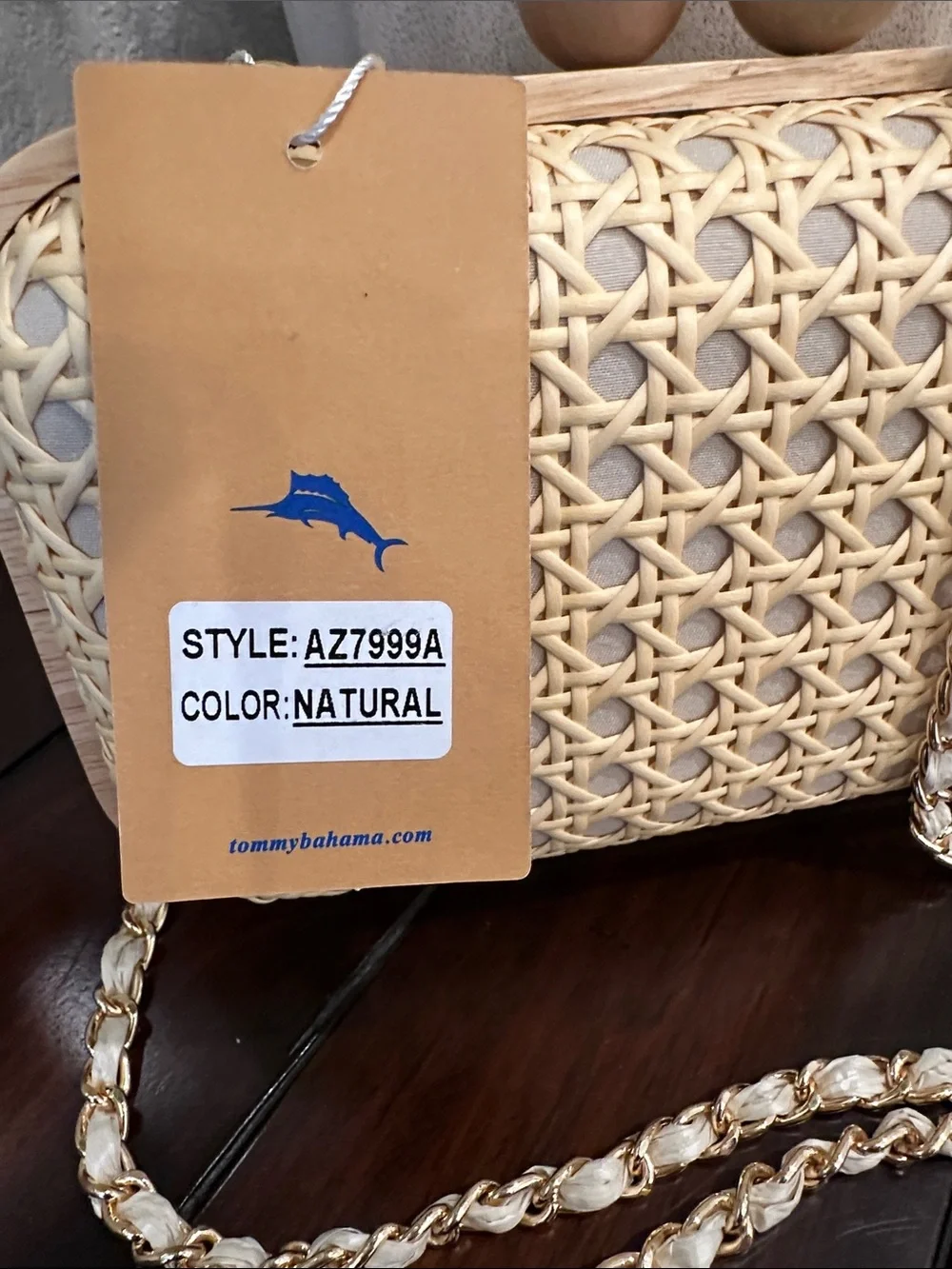 Tommy Bahama handwoven rattan